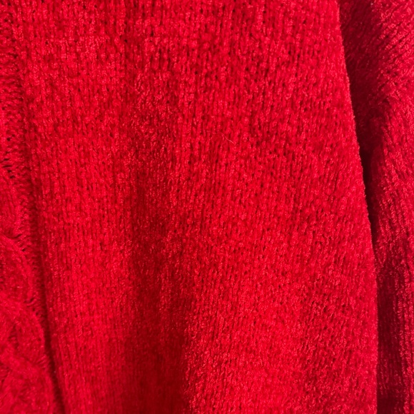 Christina Vibrant Red Cowl Neck Sweater - Picture 4 of 7